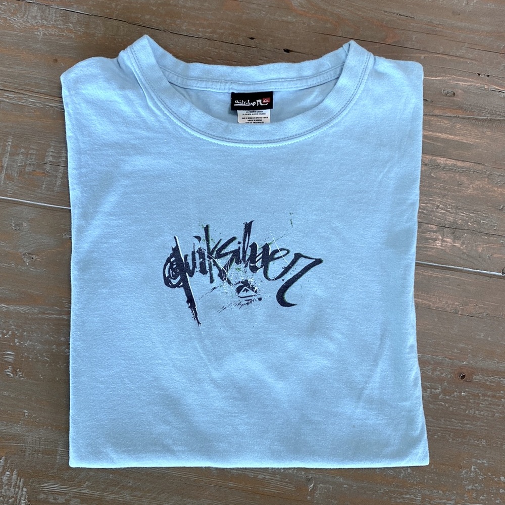 Quiksilver “Vail” Blue Tshirt | Size XL